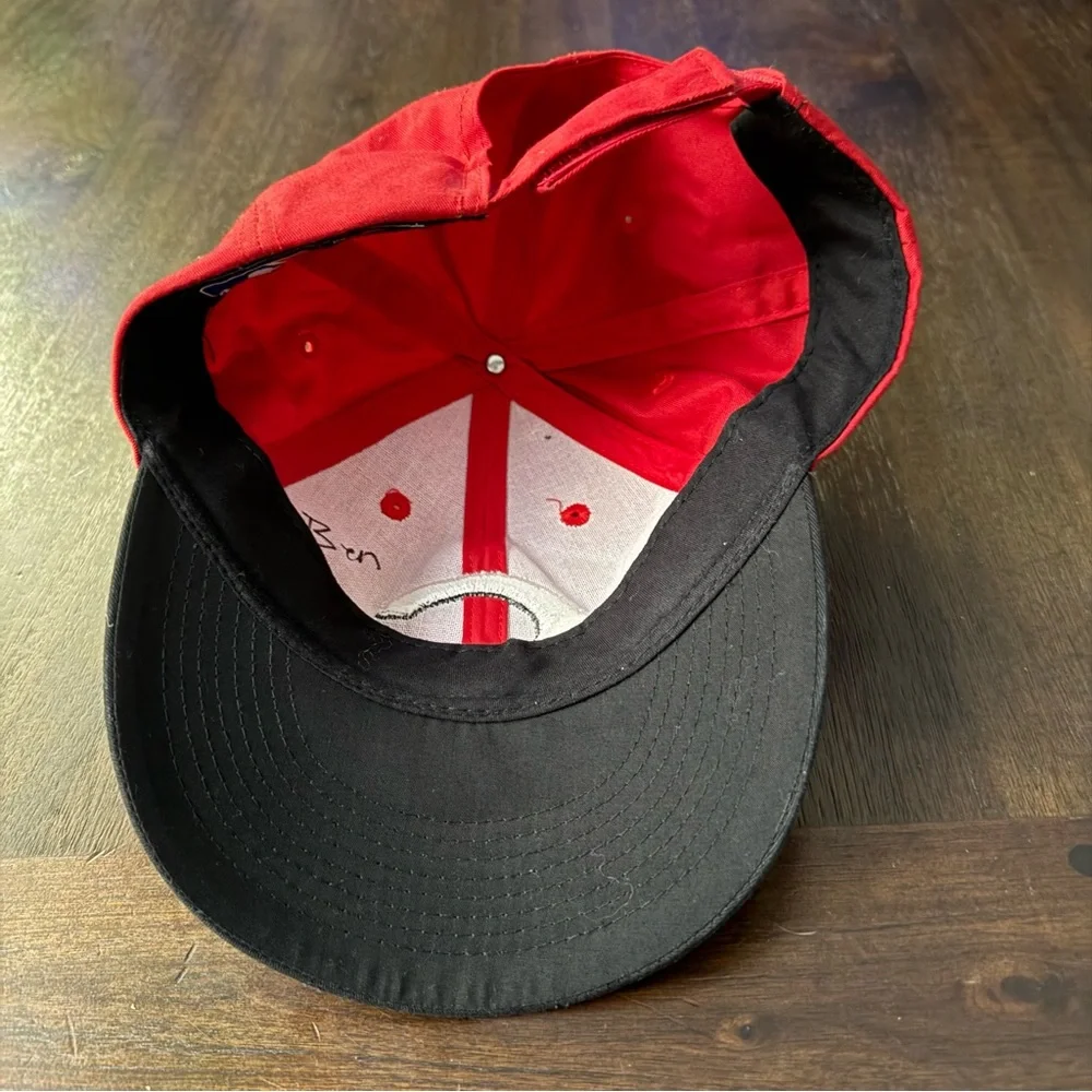 Team MLB OC Sports Youth Red and Black Baseball Cap with Cincinnati‎ Logo